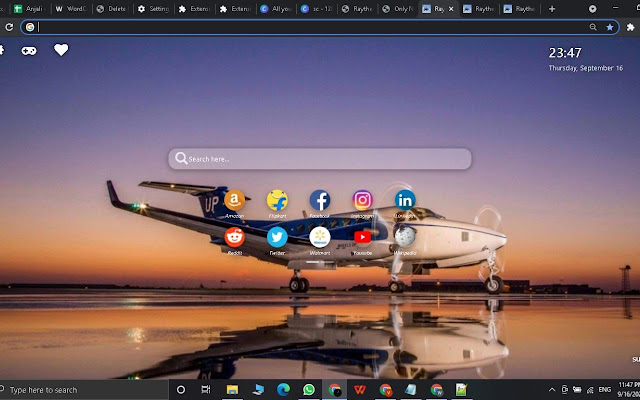 Raytheon Wallpaper New Tab Theme[Install Now]  from Chrome web store to be run with OffiDocs Chromium online